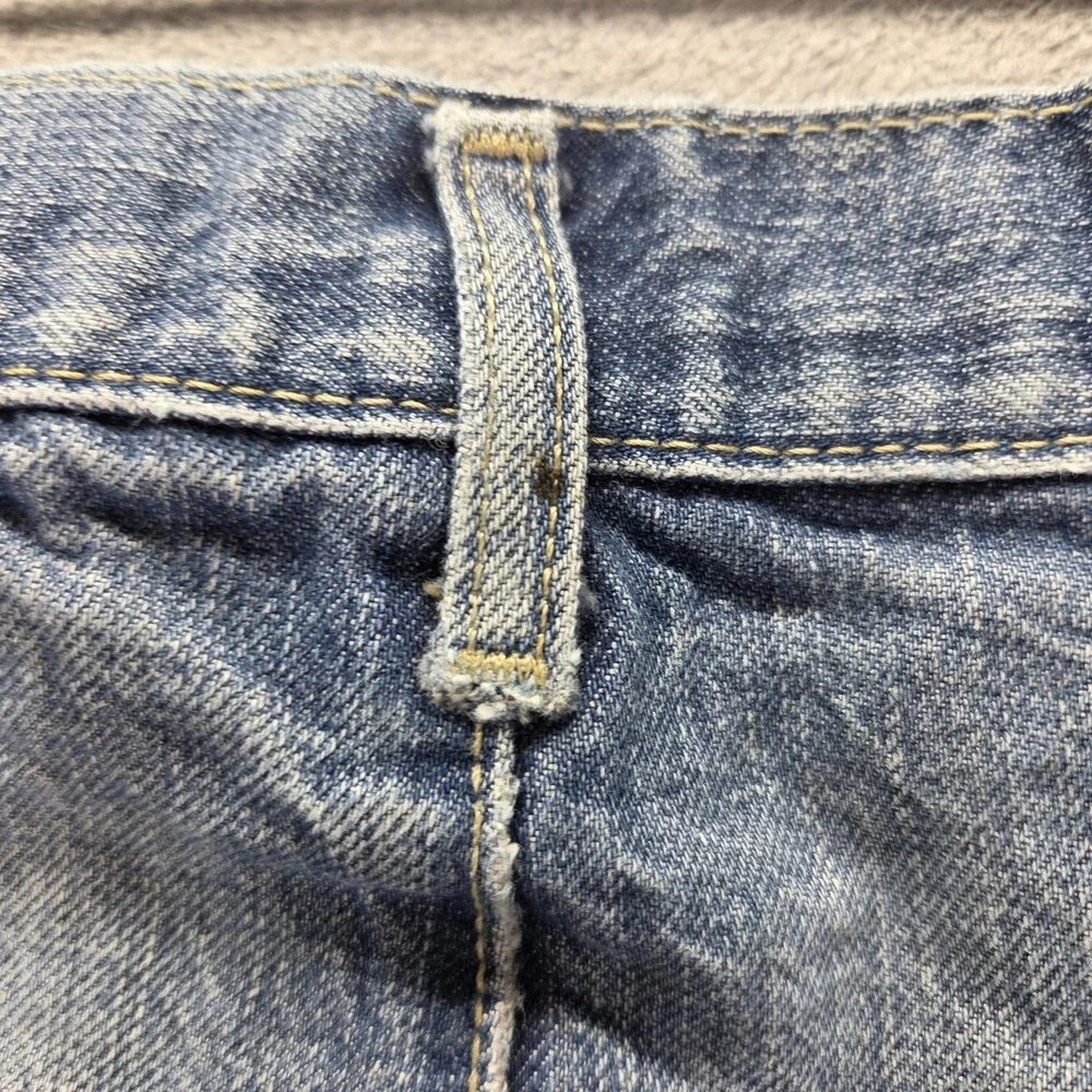 Vintage Levis Engineered Jeans Mens 31x32 Blue Twisted Button Fly Medium Wash
